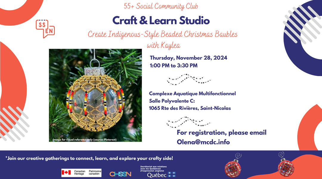 Craft & Learn Studio - Indigenous-style Beaded Christmas Baubles