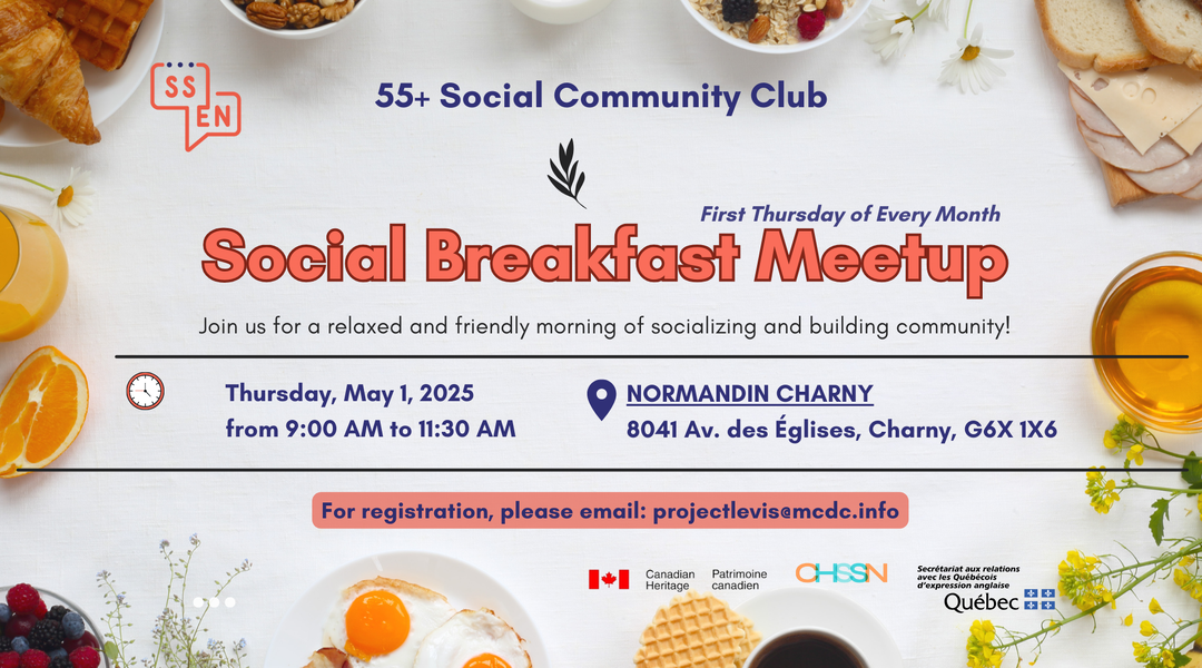 55+ Social Community Club - Social Breakfast Meetup